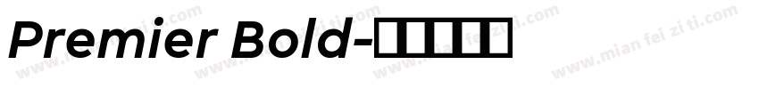 Premier Bold字体转换